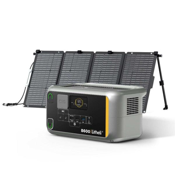 Litheli B600 Portable Power Station with solar panel| 600W 562Wh - Image 9