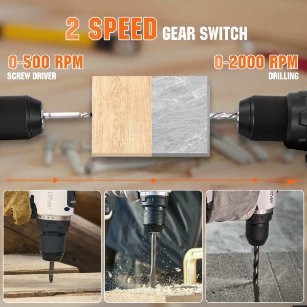 20V U20 2.0Ah Brushless Drill Driver - Image 5
