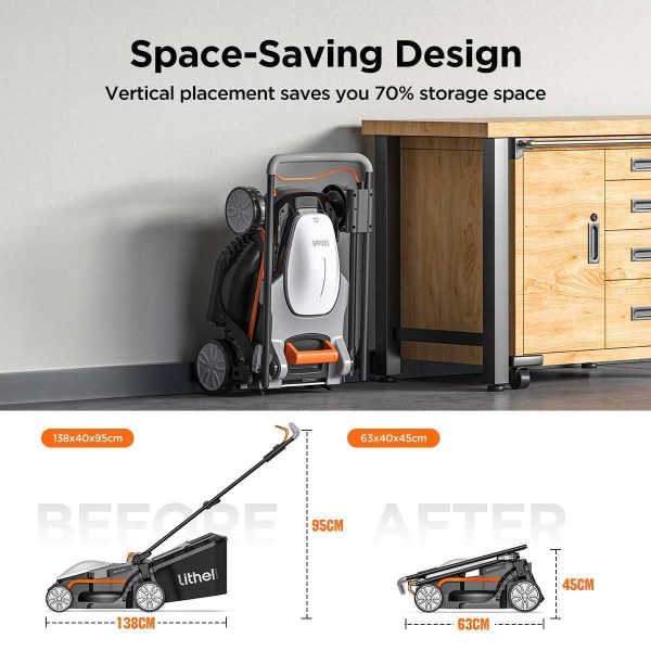 Handy+ U20 13-Inch Cordless Lawn Mower - Image 4