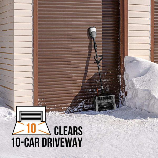 20V U20 2*2.5Ah 2*2.0Ah 13'' Cordless Brushless Electric Snow Shovel - Image 8